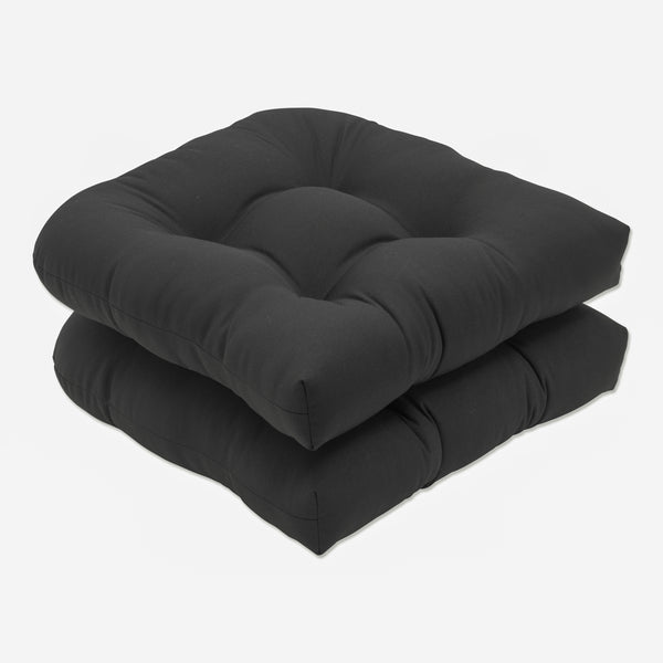 Black cushions for online wicker furniture