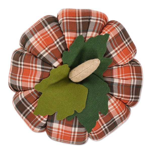 Outdoor/Indoor Harvest Plaid 18 in. L X 18 in. W X 5 in. D - Pillow Perfect