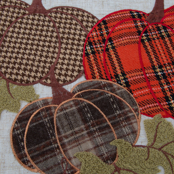 Pillow Perfect Herbst-Dekokissen – Vogelscheuche Motiv, 41,9 X 41,9 Cm, Aus Jute, Für Sofa & Wohnzimmer
