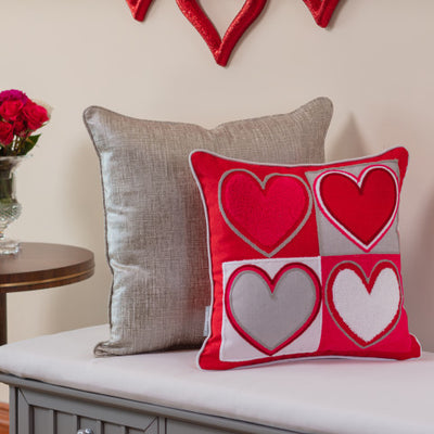 Banner Grid Image - Heartful Hearts Red Bench Photo