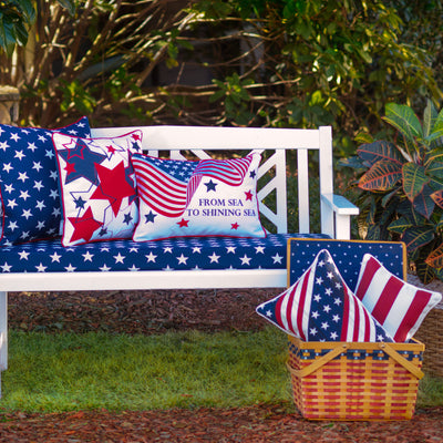 Homepage Bottom Banner - From Sea to Shining Sea &amp; Fireworks Red, White, and Blue Lifestyle