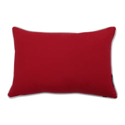 Love Heart Red Lumbar Throw Pillow