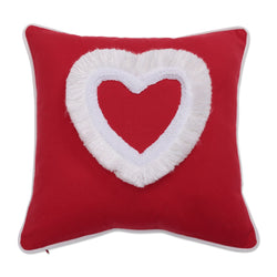 Love and Heart Valentine's Day 14" Square Throw Pillow