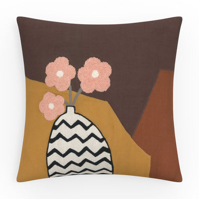 Still Life Brown 18" Throw Pillow