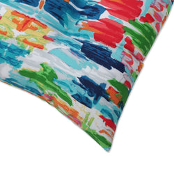 Abstract Reflections Multi Square Tufted Seat Cushions - Pillow Perfect