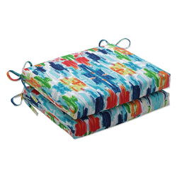 Abstract Reflections Multi Squared Corners Seat Cushions - Pillow Perfect