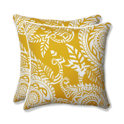 Addie Egg Yolk 18.5 - Inch Throw Pillow (Set Of 2) - Pillow Perfect