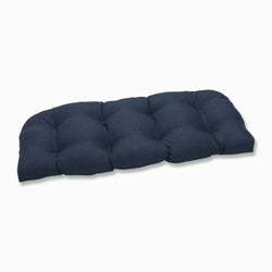 Outdoor/Indoor Rave Indigo Wicker Loveseat Cushion