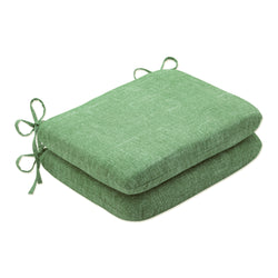 Outdoor/Indoor Tory Palm Rounded Corners Seat Cushion (Set of 2)