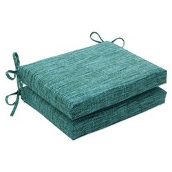 Outdoor/Indoor Remi Lagoon Squared Corners Seat Cushion (Set of 2)