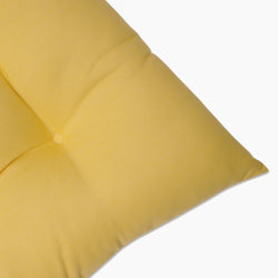 Outdoor/Indoor Fortress Canvas Buttercup Tufted Seat Cushions