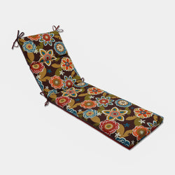 Outdoor/Indoor Annie/Westport Chocolate Chaise Lounge Cushion