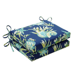 Outdoor/Indoor Daytrip Pacific Squared Corners Seat Cushion (Set of 2)