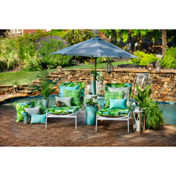 Outdoor/Indoor Radiance Pool 18.5-inch Throw Pillow (Set of 2)