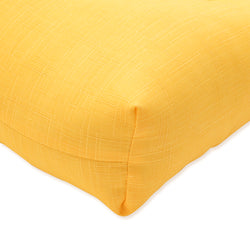 Outdoor/Indoor Fresco Solids Yellow 60" Blown Bench