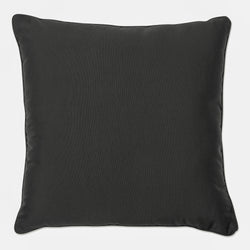 Outdoor/Indoor Fresco Black 25-inch Floor Pillow