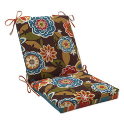 Outdoor/Indoor Annie/Westport Chocolate Squared Corners Chair Cushion