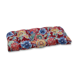 Outdoor/Indoor Colsen Berry Wicker Loveseat Cushion