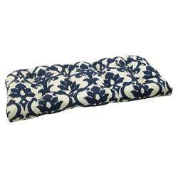 Outdoor/Indoor Basalto Navy Wicker Loveseat Cushion