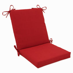 Outdoor/Indoor Splash Flame Squared Corners Chair Cushion