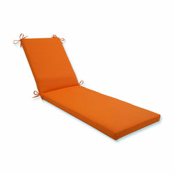 Outdoor/Indoor Sundeck Orange Chaise Lounge Cushion 80x23x3