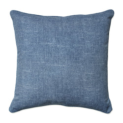Outdoor/Indoor Tory Denim 25-inch Floor Pillow