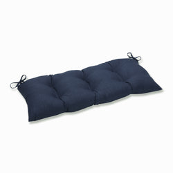 Outdoor/Indoor Rave Indigo Tufted Bench/Swing Cushion