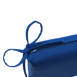 Outdoor/Indoor Fresco Blue Bench Cushion