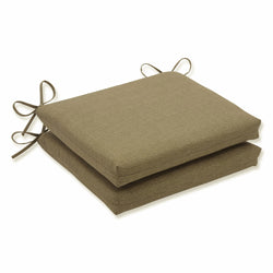 Outdoor/Indoor Monti Chino Squared Corners Seat Cushion (Set of 2)