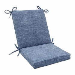Outdoor/Indoor Tory Denim Squared Corners Chair Cushion