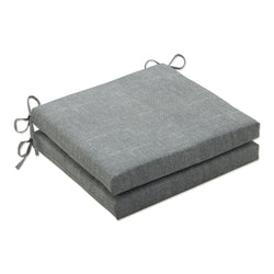 Outdoor/Indoor Tory Graphite Squared Corners Seat Cushion 20x20x3 (Set of 2)