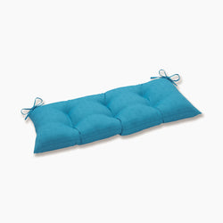 Outdoor/Indoor Veranda Turquoise Tufted Bench/Swing Cushion