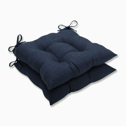 Outdoor/Indoor Rave Indigo Tufted Seat Cushions