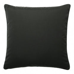 Outdoor/Indoor Fortress Canvas Black 25-inch Floor Pillow