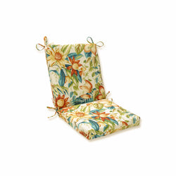 Outdoor/Indoor Botanical Glow Tiger Lily Squared Corners Chair Cushion