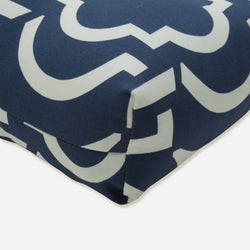 Outdoor/Indoor Carmody Navy 48" Blown Bench