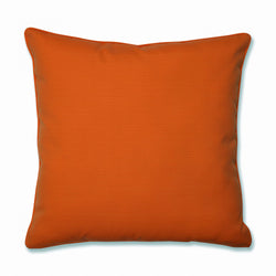 Outdoor/Indoor Sundeck Orange 25-inch Floor Pillow