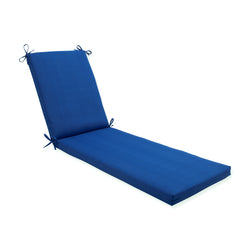 Outdoor/Indoor Fresco Blue Chaise Lounge Cushion 80x23x3