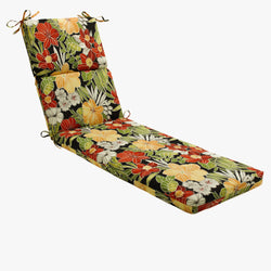 Outdoor/Indoor Clemens Noir Chaise Lounge Cushion