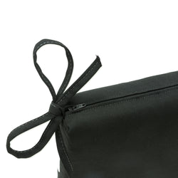 Outdoor/Indoor Fortress Canvas Black Bench Cushion