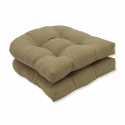 Outdoor/Indoor Monti Chino Wicker Seat Cushion (Set of 2)