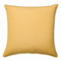 Outdoor/Indoor Fortress Canvas Buttercup 25-inch Floor Pillow