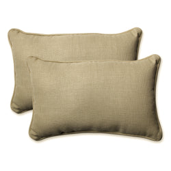 Outdoor/Indoor Rave Driftwood Rectangular Throw Pillow (Set of 2)