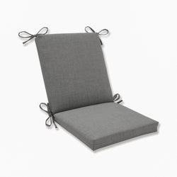 Outdoor/Indoor Rave Graphite Squared Corners Chair Cushion