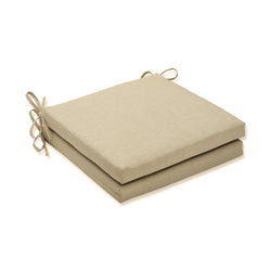 Outdoor/Indoor Rave Driftwood Squared Corners Seat Cushion 20x20x3 (Set of 2)