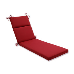Outdoor/Indoor Pompeii Red Chaise Lounge Cushion