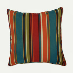 Outdoor/Indoor Annie/Westport Chocolate 25-inch Floor Pillow