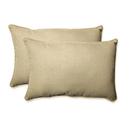 Outdoor/Indoor Rave Driftwood Over-sized Rectangular Throw Pillow (Set of 2)
