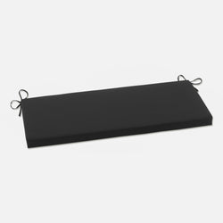Outdoor/Indoor Fresco Black Bench Cushion