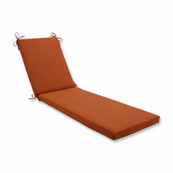 Outdoor/Indoor Solid Cinnabar Chaise Lounge Cushion 80x23x3